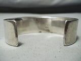 Unique Contemporist Vintage Native American Navajo Turquoise Sterling Silver Bracelet-Nativo Arts