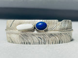 Important Vintage Native American Navajo Ben Begaye Sterling Silver Lapis Bracelet-Nativo Arts