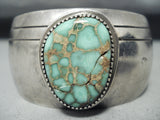 Amazing Vintage Native American Navajo Carico Lake Turquoise Sterling Silver Bracelet-Nativo Arts