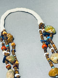 Unforgettable Vintage Native American Navajo Turquoise Sterling Silver Necklace-Nativo Arts