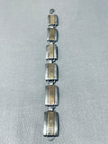 Phenomenal Nez Family Vintage Native American Navajo 14k Gold Sterling Silver Bracelet-Nativo Arts