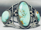 Museum Quality Vintage Native American Navajo Royston Turquoise Sterling Silver Bracelet-Nativo Arts