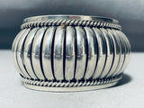 Basket Of Silver Vintage Native American Navajo Sterling Bracelet Cuff-Nativo Arts