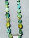 One Of The Best Vintage Native American Navajo Royston Turquoise Sterling Silver Necklace-Nativo Arts