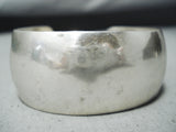 Superb Vintage Navajo Native American Sterling Silver Bracelet-Nativo Arts
