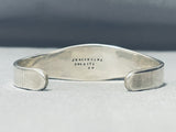 Native American Important Joe Joseph Quintana Turquoise Sterling Silver Bracelet-Nativo Arts
