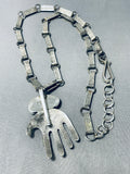 Quality Santo Domingo Carico Lake Turquoise Coral Sterling Silver Necklace-Nativo Arts
