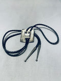 Best Vintage Native American Hopi Sterling Silver Bear Bolo Tie-Nativo Arts