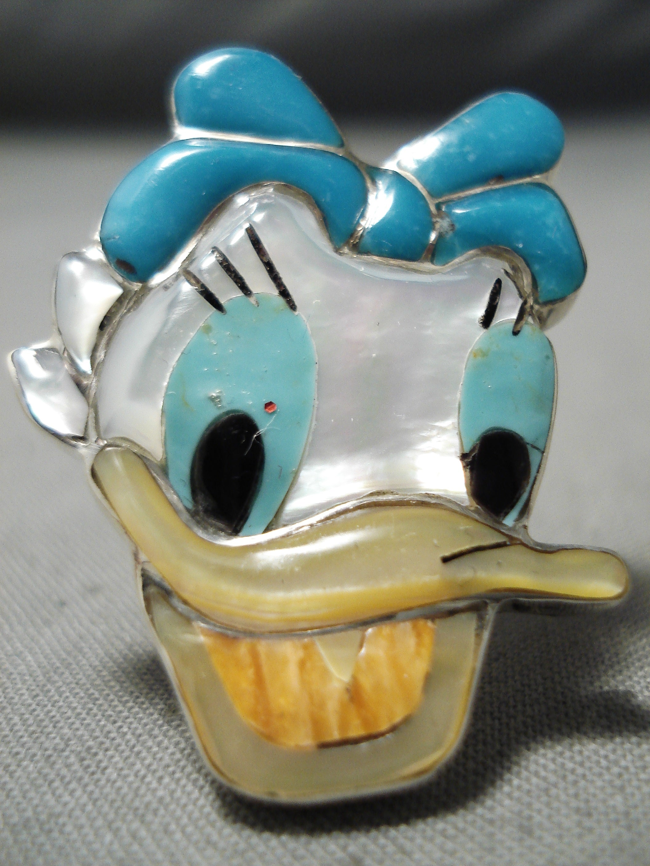 Duck Call (Turquoise Sterling selling Silver)