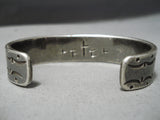 Thck Hvy Vintage Santo Domingo Royston Turquoise Native American Navajo Sterling Silver Bracelet-Nativo Arts