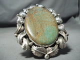 Tremendous San Felipe 8 Turquoise Sterling Silver Huge Ring-Nativo Arts