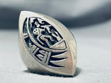 Advanced Twisting Silver Work Vintage Navajo Or Native American Hopi Sterling Ring-Nativo Arts