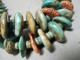 One Of The Best Vintage Santo Domingo Native American Navajo Royston Turquoise Necklace-Nativo Arts