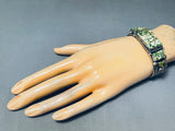 The Best Vintage Native American Navajo Al Jake Damale Turquoise Sterling Silver Bracelet-Nativo Arts