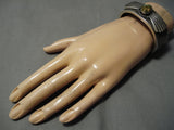Very Important!! Stamp Work Genius Matt Charley Sterling Silver Native American Navajo Bracelet-Nativo Arts