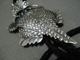 Tremendous Navajo Native American Sterling Silver Southwest Bolo Tie-Nativo Arts