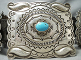 Important Yellowhorse Vintage Native American Navajo Turquoise Sterling Silver Concho Belt-Nativo Arts