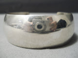 Electrifying Vintage Native American Navajo Sterling Silver Bracelet Old-Nativo Arts
