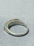 Marvelous Vintage Native American Navajo Kingman Turquoise Sterling Silver Ring-Nativo Arts