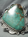 Skyscraper Vintage Native American Navajo Royston Turquoise Sterling Silver Bracelet-Nativo Arts