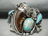 Native American Important Francisco Gomez Turquoise Sterling Silver Bracelet-Nativo Arts