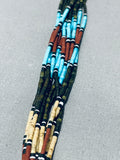 One Of The Most Intricate Pueblo Heishi Turquoise Santo Domingo Necklace-Nativo Arts