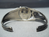 Larry Begay Vintage Native American Navajo Morenci Turquoise Sterling Silver Bracelet Old-Nativo Arts