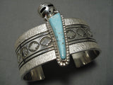 Incredible Zuni Native American Sterling Silver 3d Kachina Bracelet Cuff-Nativo Arts