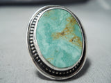 Spectacular Vintage Native American Navajo Royston Turquoise Sterling Silver Ring-Nativo Arts
