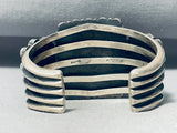 One Of The Best Vintage Native American Navajo Satellite Turquoise Sterling Silver Bracelet-Nativo Arts