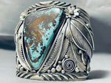 Best Tommy Francisco Vintage Native American Navajo Turquoise Sterling Silver Bracelet-Nativo Arts