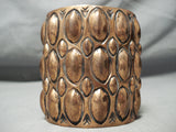 Incredible Navajo Super-wide Copper Bracelet Native American-Nativo Arts