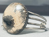 One Of The Most Unique Vintage Native American Navajo Jasper Sterling Silver Bracelet-Nativo Arts