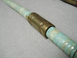 Native American Important Authentic Vintage Santo Domingo Tony Aguilar Sr Turquoise Necklace-Nativo Arts
