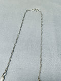 Gorgeous Vintage Native American Zuni Blue Gem Turquoise Sterling Silver Necklace & Earrings Set-Nativo Arts