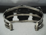 Rare Turquoise Vintage Native American Navajo Sterling Silver Bracelet-Nativo Arts