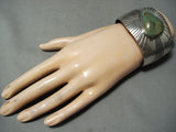 Monstrous Vintage Native American Navajo Royston Turquoise Sterling Silver Bracelet-Nativo Arts