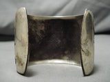 Best Vintage Native American Hopi Bernard Dawahoya Sterling Silver Huge Bracelet Old-Nativo Arts
