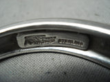 Important Vintage Native American Navajo Ray Tracey Sterling Silver Geomtric Bracelet-Nativo Arts