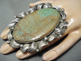 Tremendous San Felipe 8 Turquoise Sterling Silver Huge Ring-Nativo Arts