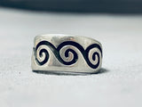 Authentic Vintage Native American Navajo Kenneth Begay Sterling Silver Ring-Nativo Arts