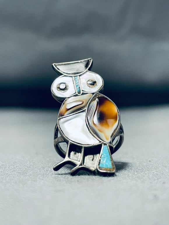 Mens Owl Ring, Sterling Silver Owl Ring – GTHIC