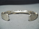 Authentic Vintage Native American Navajo Orville Tsinnie 14k Gold Sterling Silver Bracelet-Nativo Arts