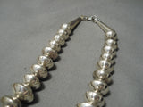 Ron Hurley Vintage Native American Navajo Sterling Silver Native Old Squash Blossom Necklace-Nativo Arts