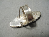 Incredible Navajo Turquoise Sterling Silver Ring Native American-Nativo Arts