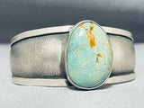Unique Vintage Native American Navajo Royston Turquoise Sterling Silver Bracelet-Nativo Arts