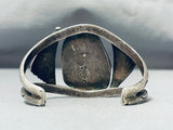 Museum Vintage Native American Navajo Huge Pilot Mountain Turquoise Sterling Silver Bracelet-Nativo Arts