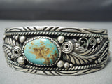 Manygoats Vintage Native American Navajo Royston Turquoise Sterling Silver Bracelet-Nativo Arts