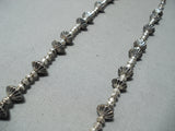 Unprecedented Vintage Native American Navajo Orville Tsinnie Turquoise Sterling Silver Necklace-Nativo Arts