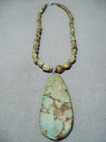 Native American Fabulous Vintage Santo Domingo Royston Turquoise Necklace-Nativo Arts
